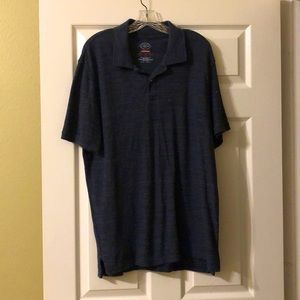 Navy performance polo